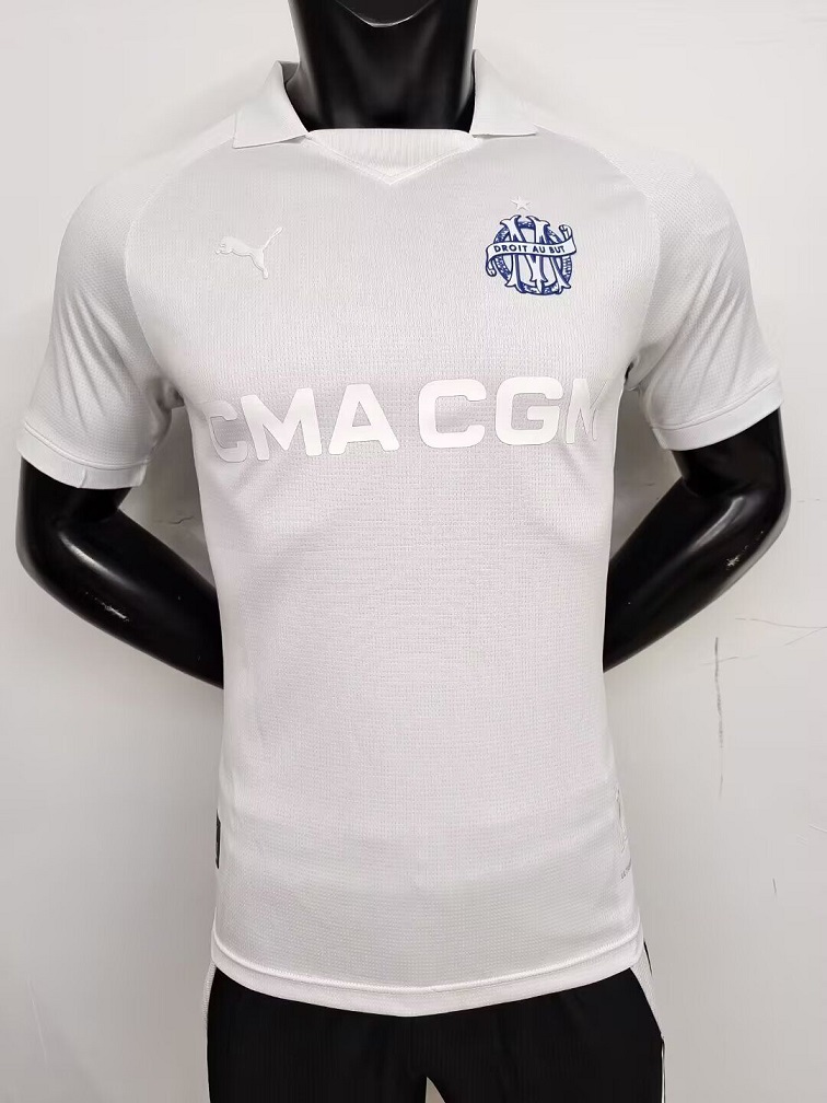 AAA Quality Marseilles 125th Anniversary White Jersey(Player)